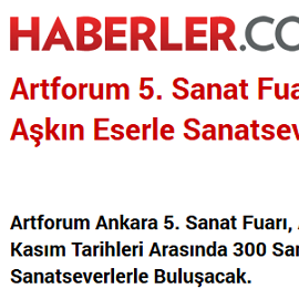 Artforum 5. Sanat Fuarı – Ankara