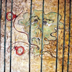 301'in Dramı, 80 x 80 Suntalam Üzerine Yağlı Boya, 2008 (Satılmıştır)