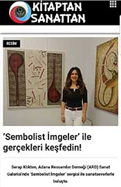 Basın – ‘Sembolist imgeler’ kişisel resim sergisi, Adana 2019