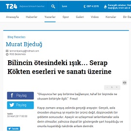 Basın – Bilincin ötesindeki ışık… Serap Kökten eserleri ve sanatı üzerine – Murat Bjeduğ